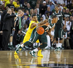 Michigan vs Michigan State basketball game 2013 photography